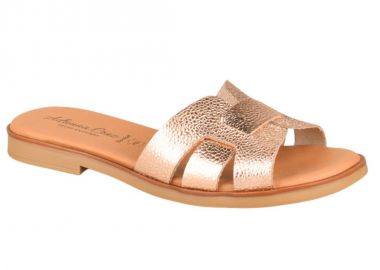 Σανδάλια Γυναικεία | Δερμάτινα | Υφαντίδης | 124999 | Μπρονζέ - Υφαντίδης - 